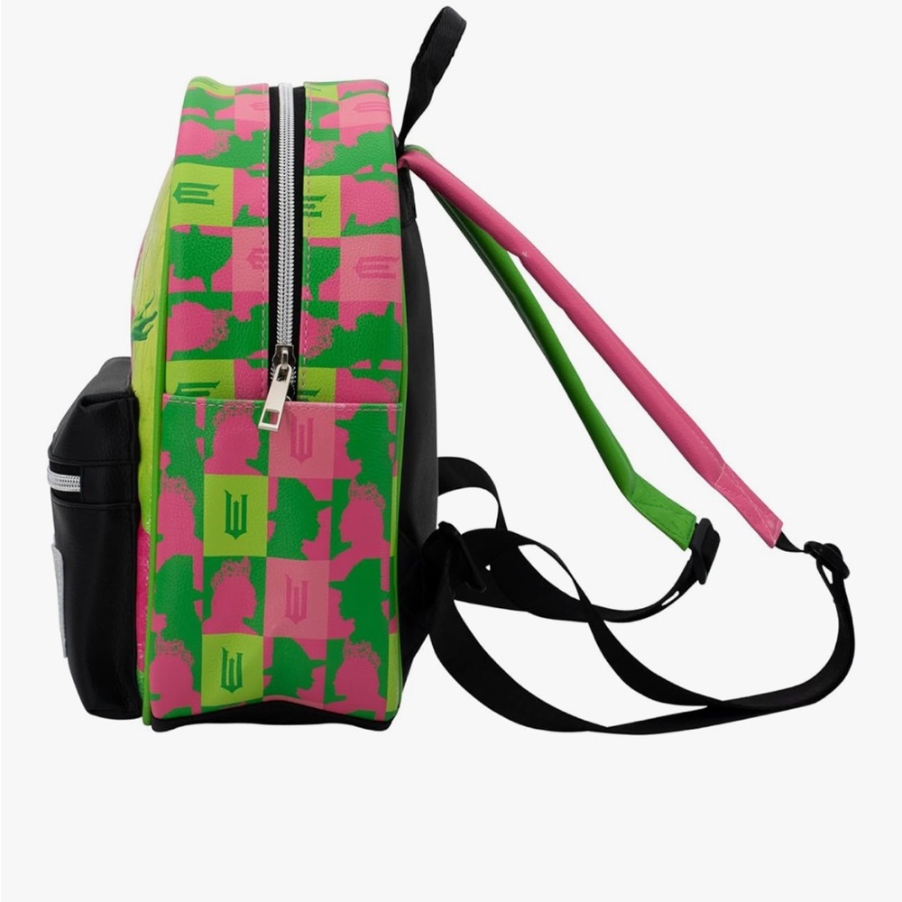 Accessory Innovations Wicked Mini Backpack Green and Pink Design. OS. - Picture 6 of 15